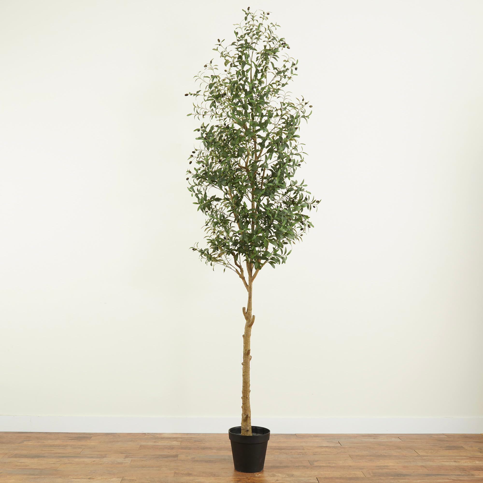 Nearly Natural 10ft. Artificial Olive Tree, Green, Plastic, Iron, Polyester Materials, 32.57 lbs - Image 7