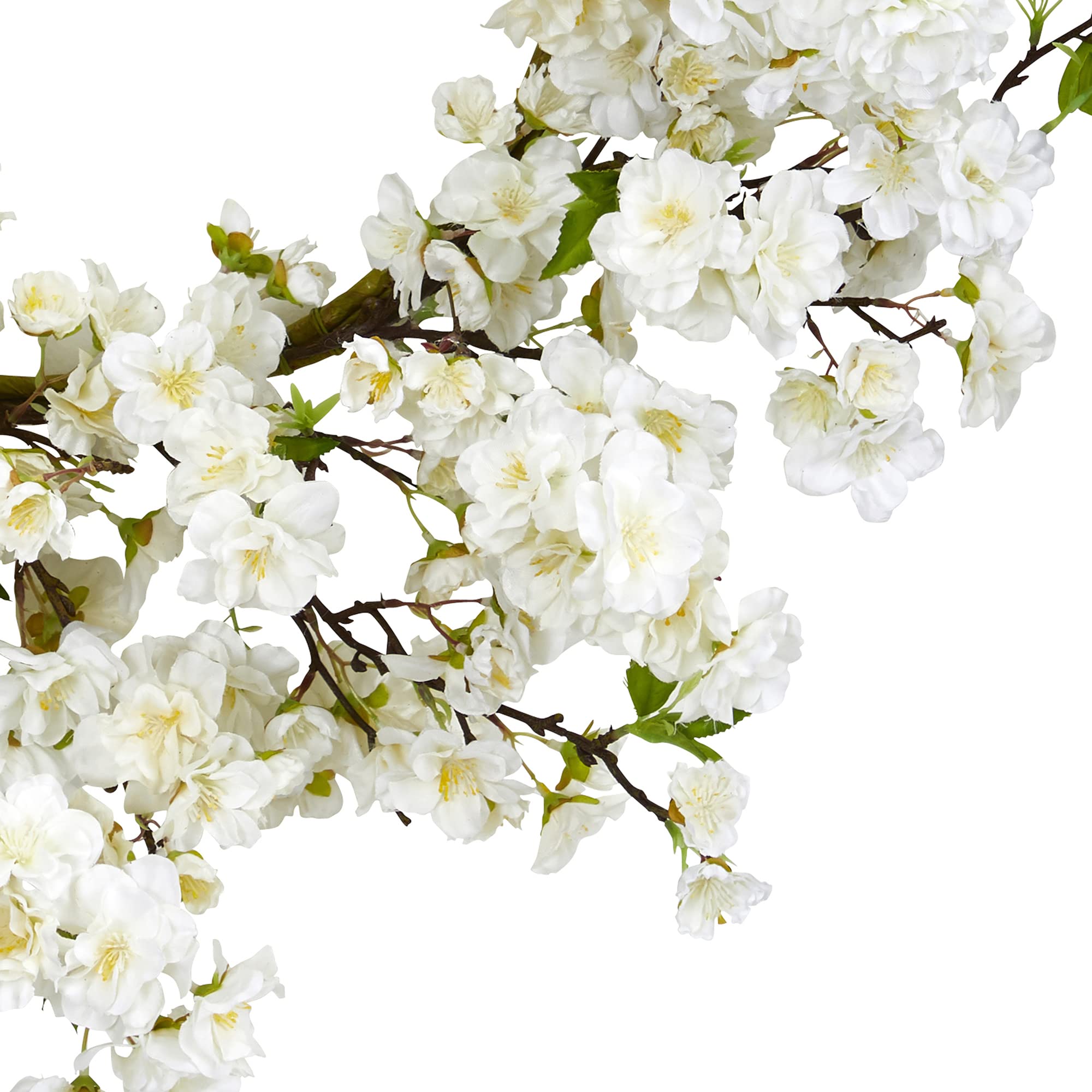 Nearly Natural 24in. Artificial Cherry Blossom Wreath - Image 3