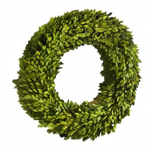 Nearly Natural 24in. Preserved Boxwood Wreath - Image 4
