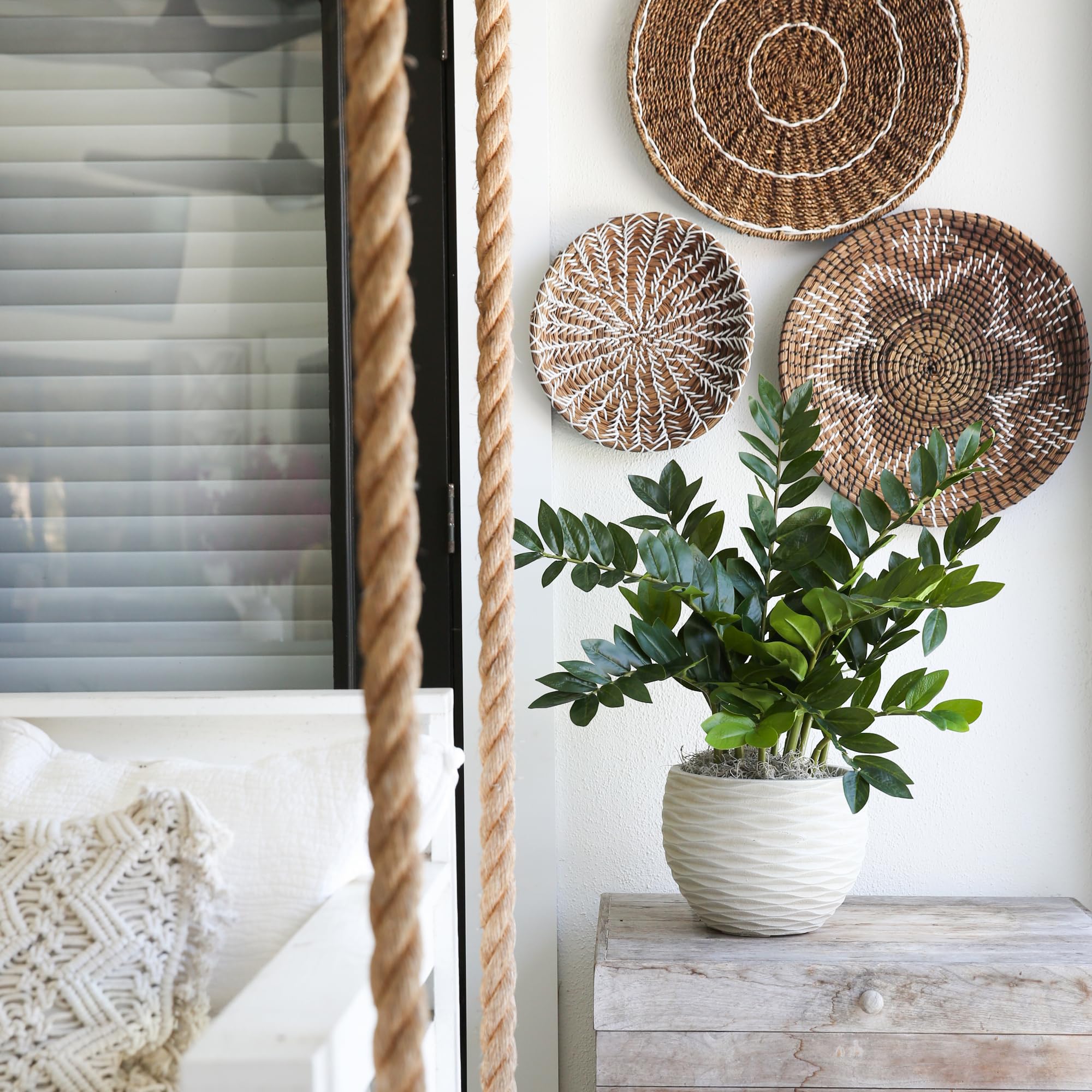 Nearly Natural 28in. Artificial Zamioculcas Plant with Decorative Planter - Image 6