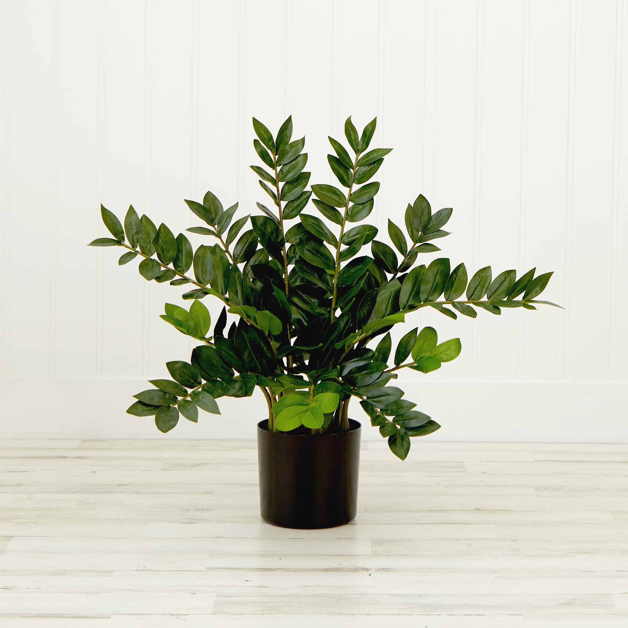 Nearly Natural 28in. Artificial Zamioculcas Plant with Decorative Planter - Image 8