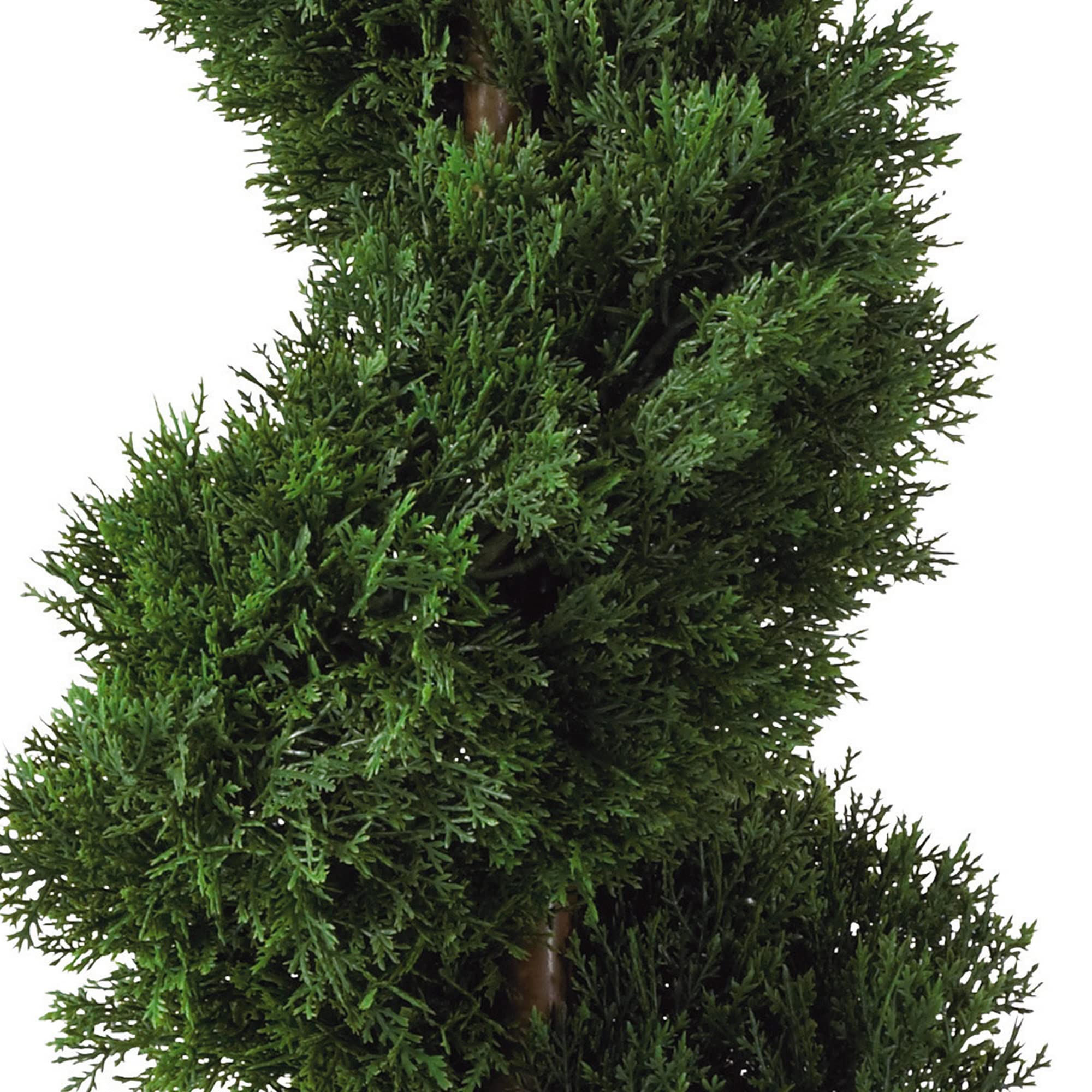 Nearly Natural 2ft. Cedar Spiral Silk Tree (Indoor/Outdoor) - Image 4