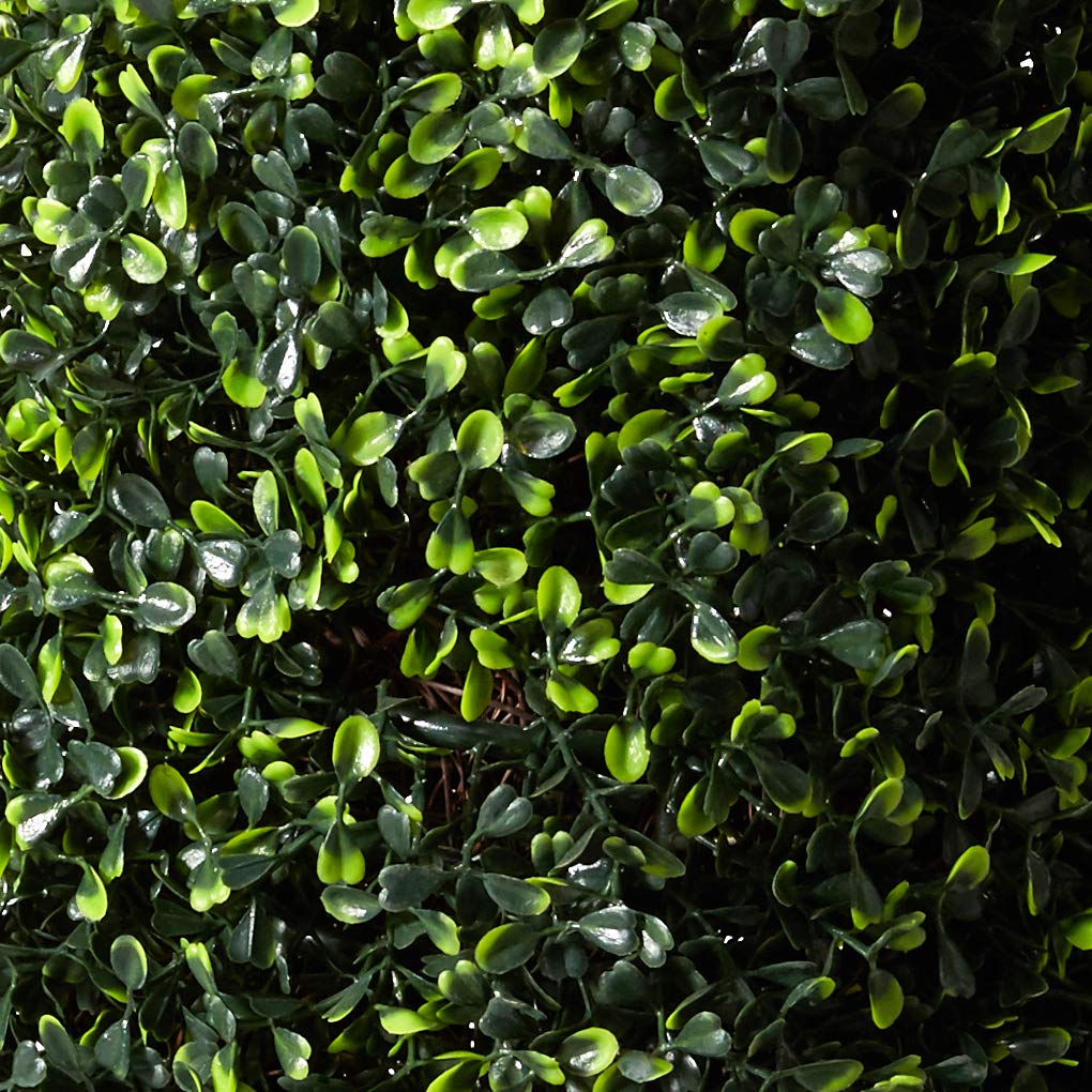 Nearly Natural 3ft. Boxwood Tower Topiary UV Resistant (Indoor/Outdoor) - Image 4