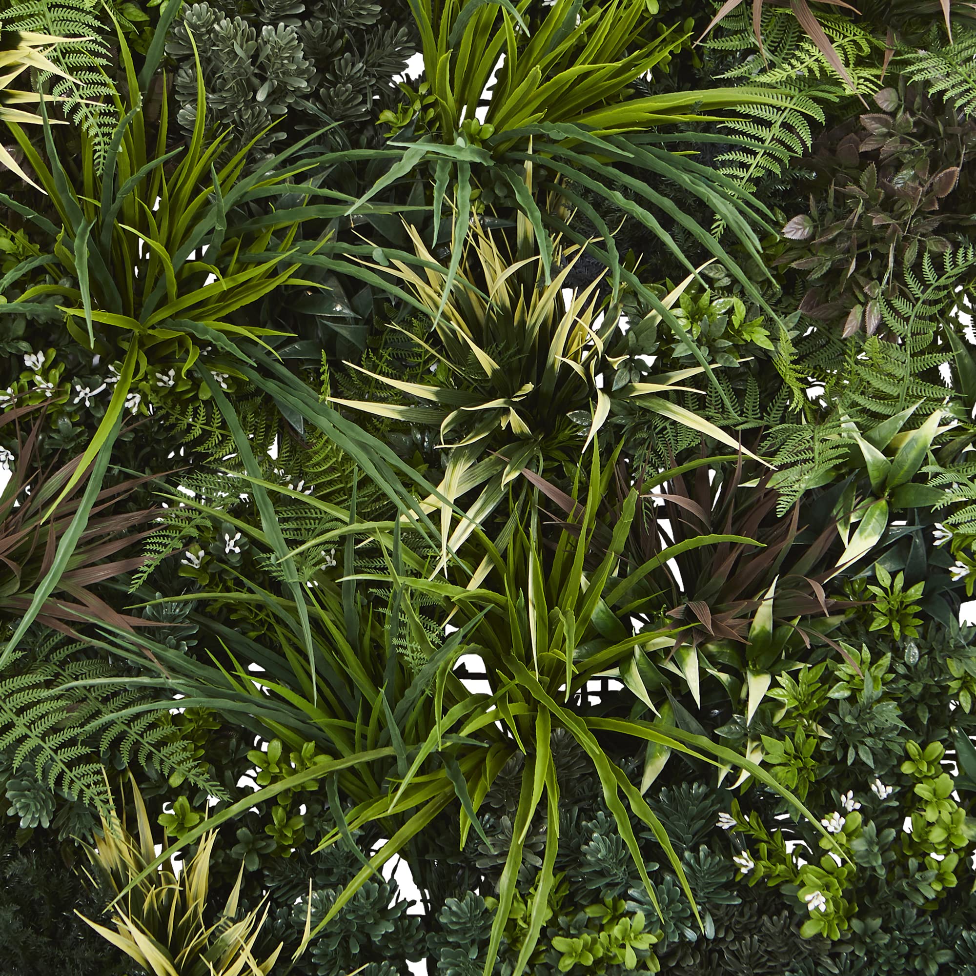Nearly Natural 3ft. x 3ft. Greens & Fern Artificial Living Wall UV Resist (Indoor/Outdoor) - Image 3