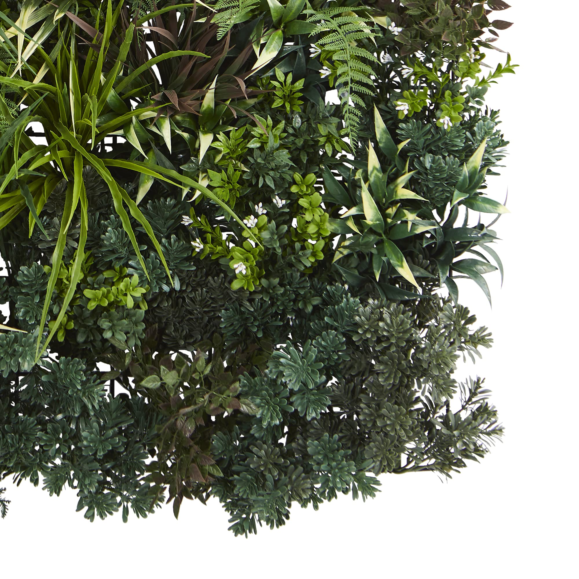 Nearly Natural 3ft. x 3ft. Greens & Fern Artificial Living Wall UV Resist (Indoor/Outdoor) - Image 4