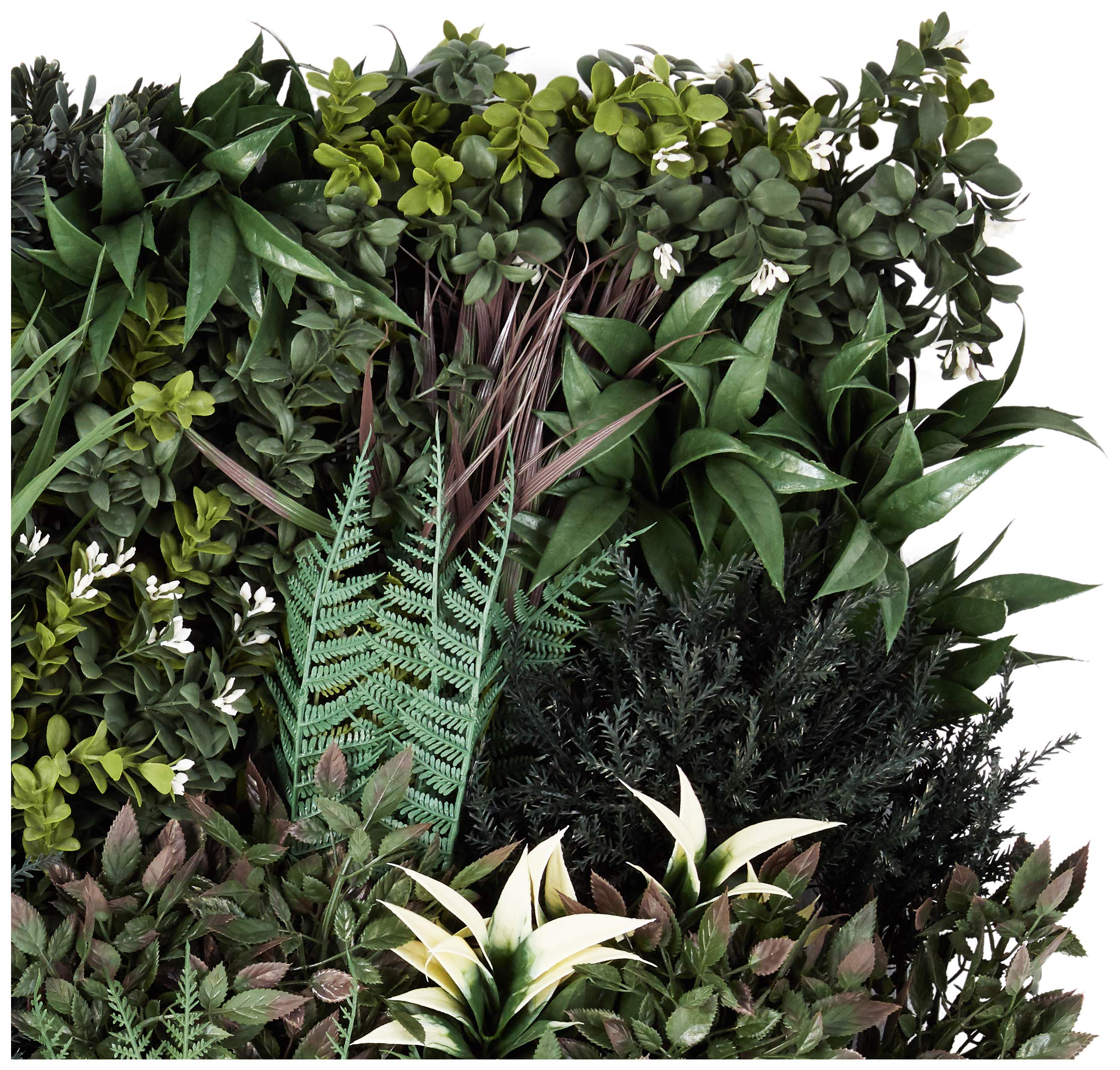 Nearly Natural 3ft. x 3ft. Greens & Fern Artificial Living Wall UV Resist (Indoor/Outdoor) - Image 7