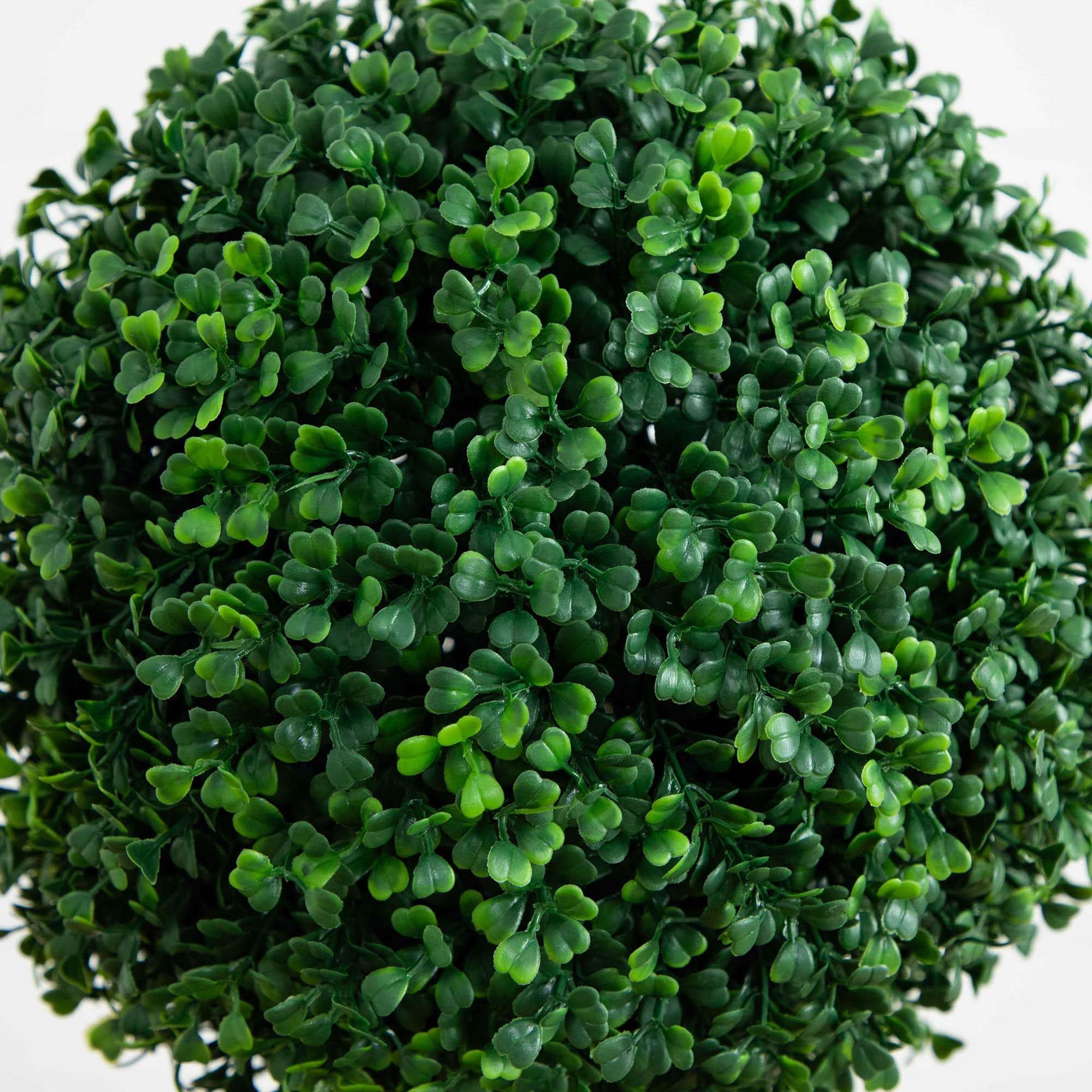 Nearly Natural 4ft. Artificial Triple Ball Boxwood Topiary Tree (Indoor/Outdoor) - Image 4