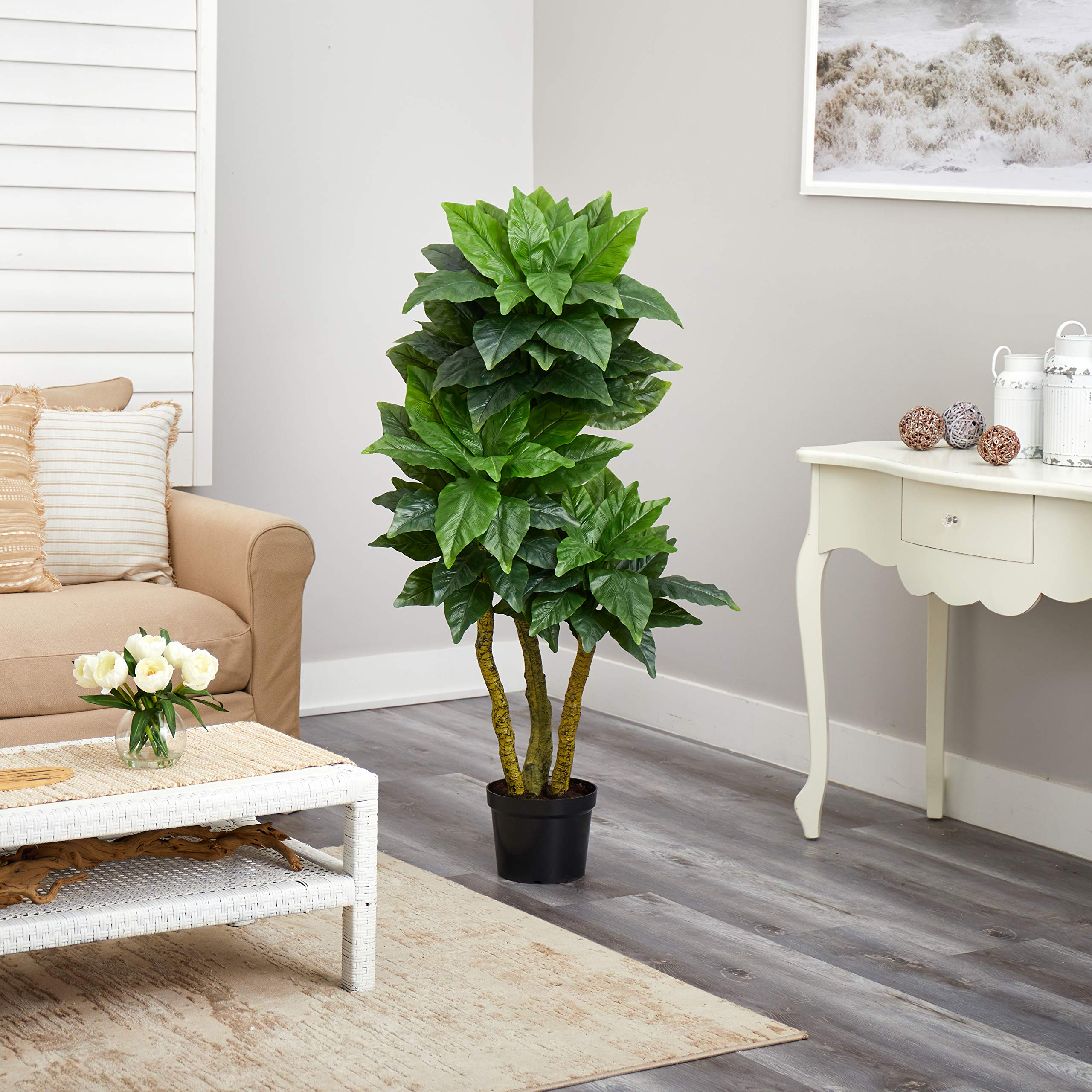 Nearly Natural 5ft. Bird Nest Artificial Tree, UV Resistant (Indoor/Outdoor) - Image 3