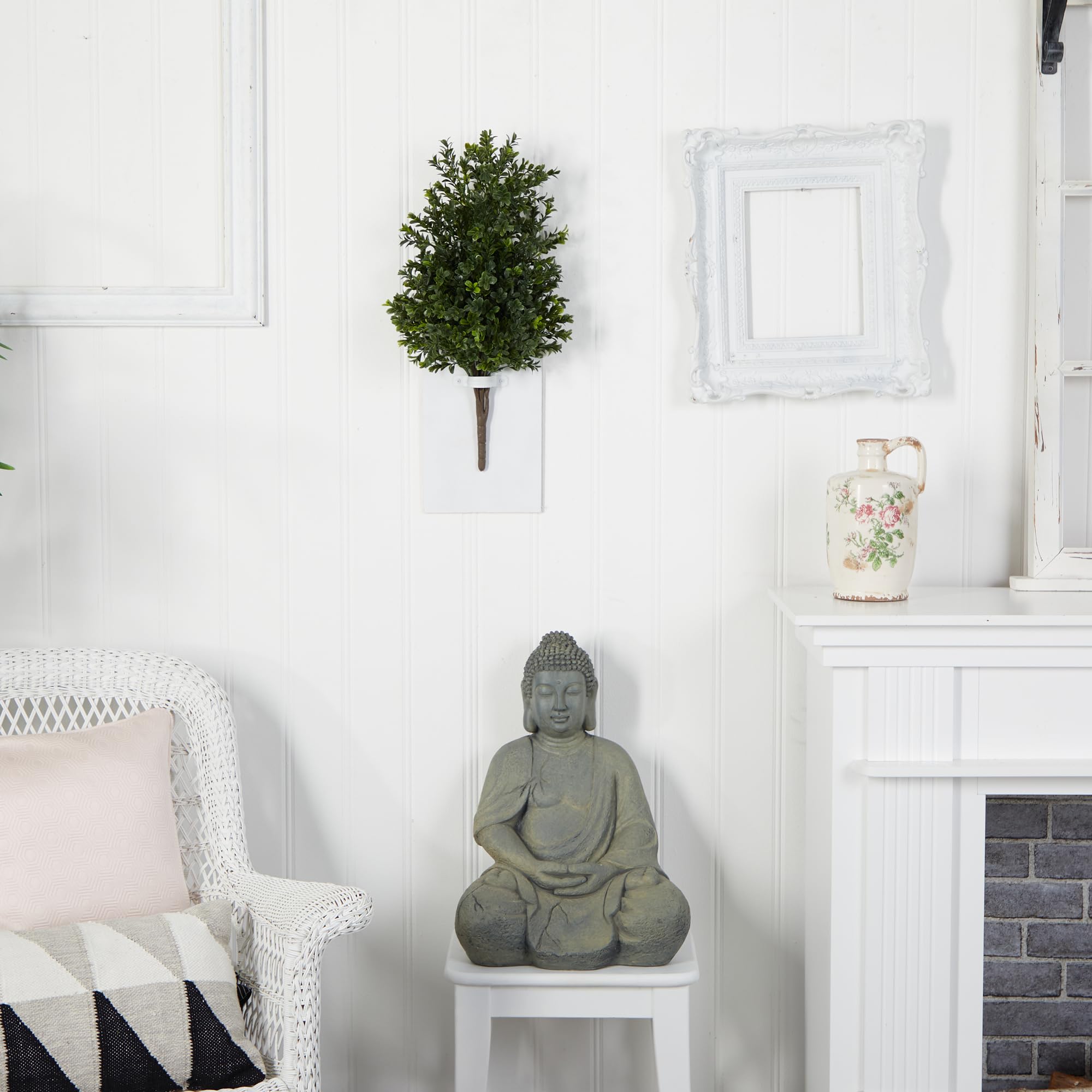 Nearly Natural 6112-S2 Bush (Set f 2) (Indoor/Outdoor), 2 Piece,Green - Image 5