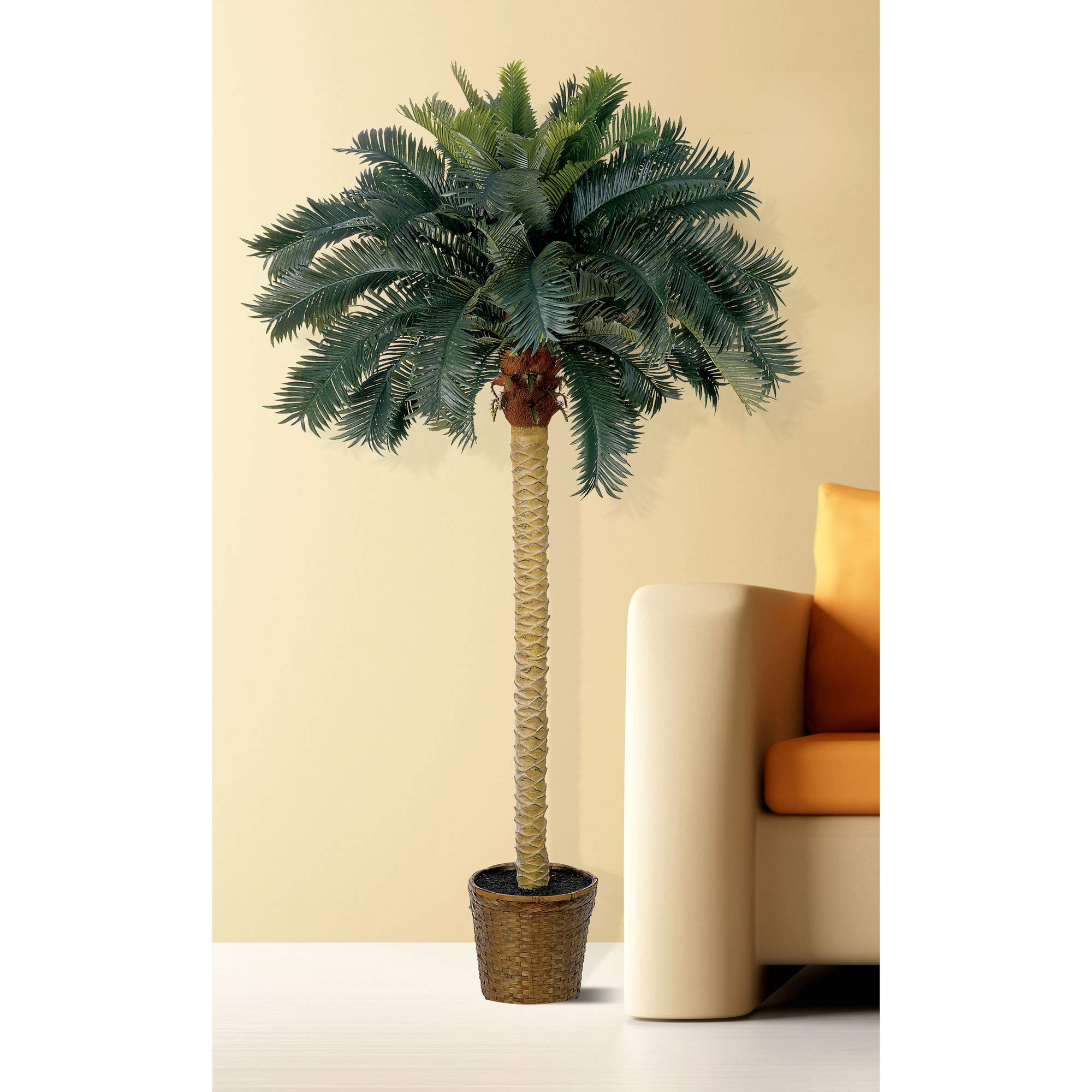 Nearly Natural 6ft. Sago Palm Silk Tree - Image 4