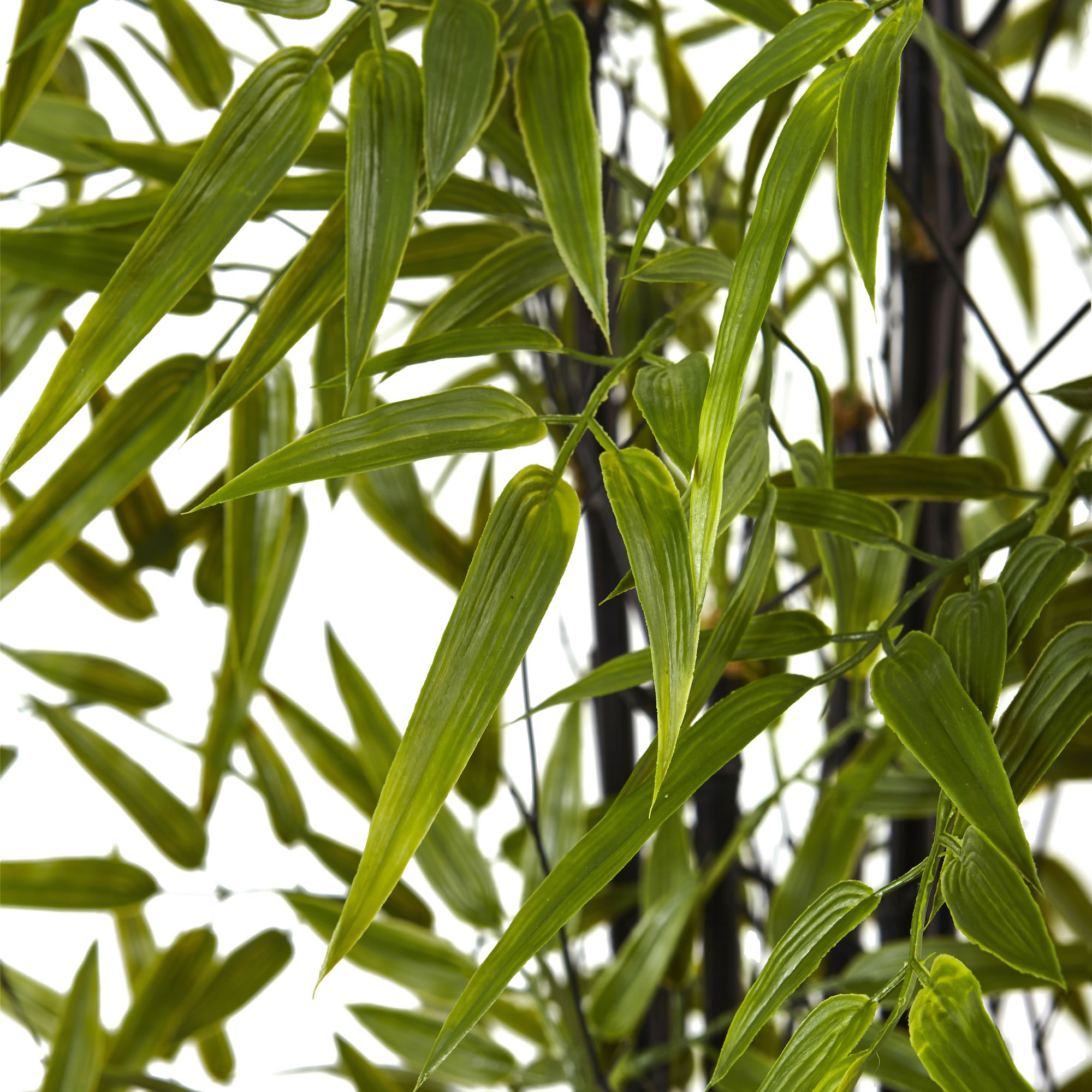 Nearly Natural Black Bamboo Tree x 9 with 1470 Leaves UV Resistant (Indoor/Outdoor) - Image 3