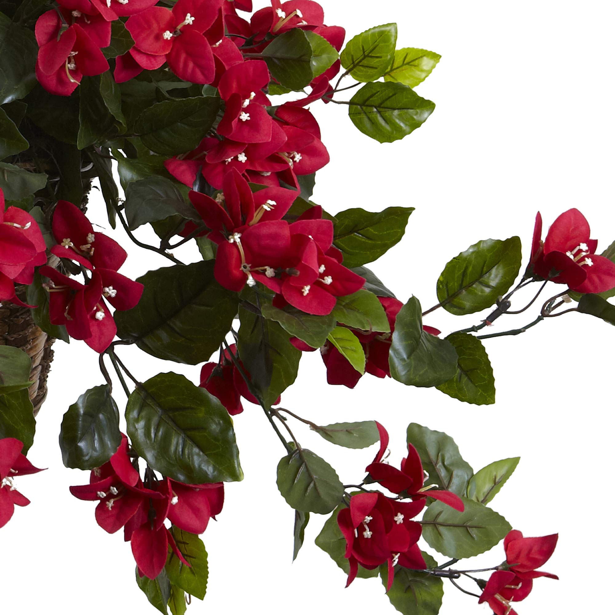 Nearly Natural Bougainvillea Hanging Basket UV Resistant (Indoor/Outdoor) - Image 3