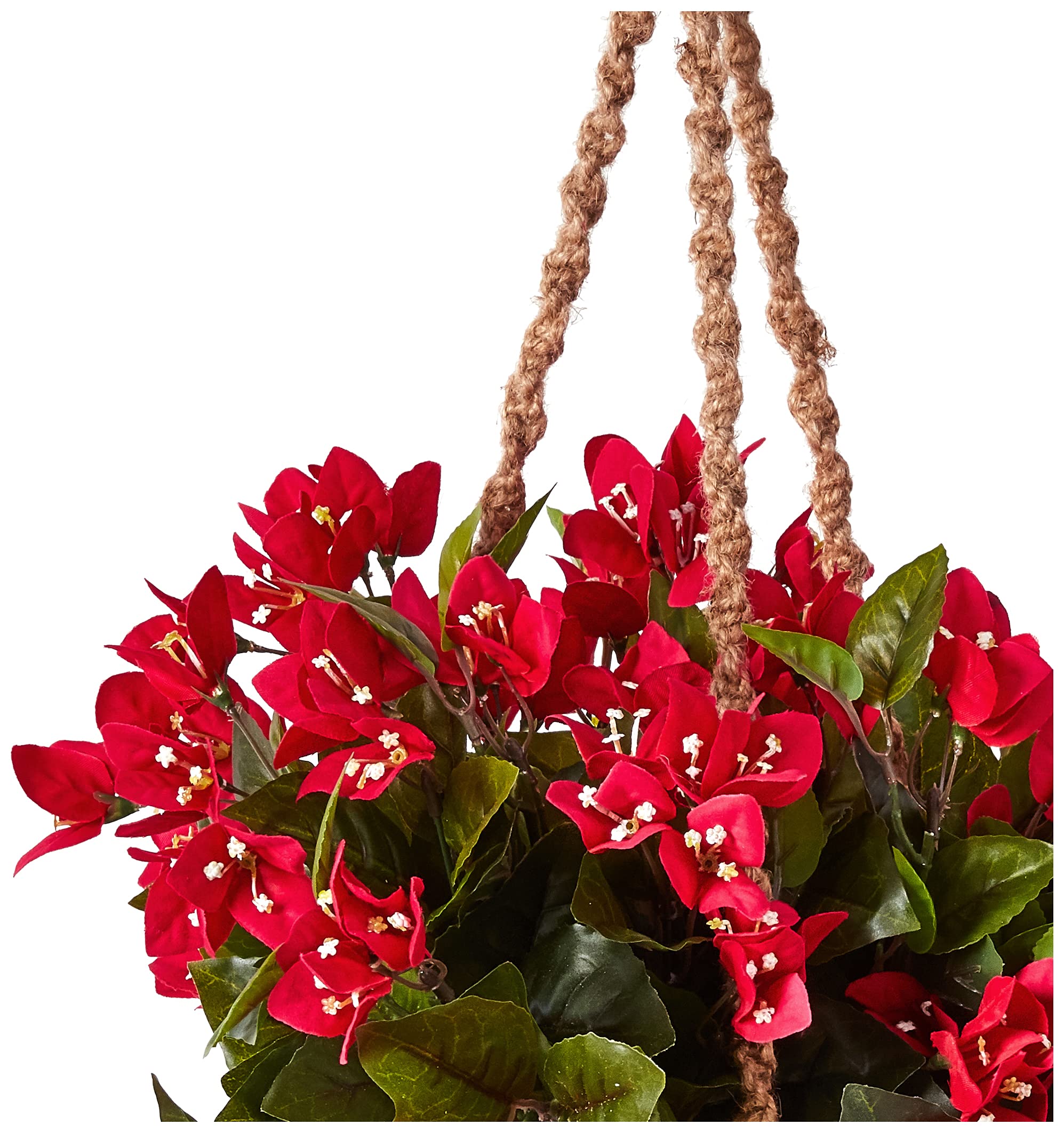 Nearly Natural Bougainvillea Hanging Basket UV Resistant (Indoor/Outdoor) - Image 6