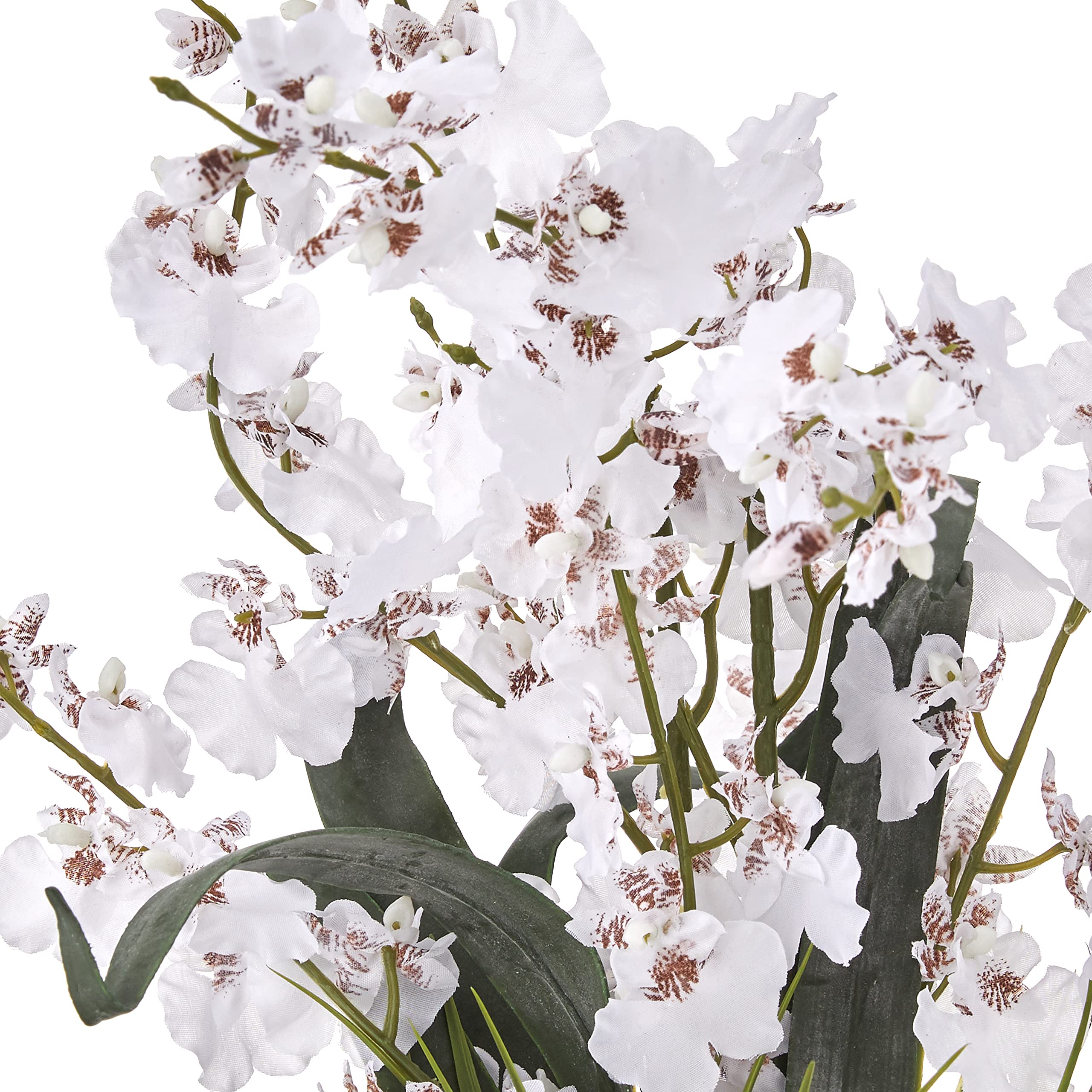 Nearly Natural Dancing Lady Orchid Liquid Illusion Silk Flower Arrangement - Image 6